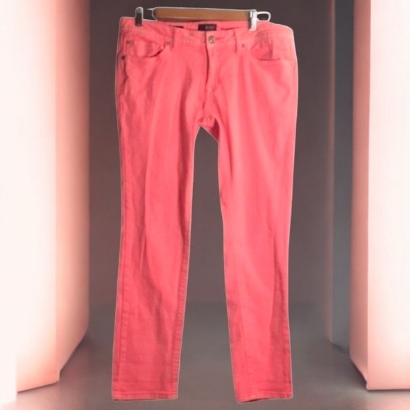 a.n.a Denim - A.n.a jeans women’s size 12P 12 petite fluorescent pink cropped skinny r…
